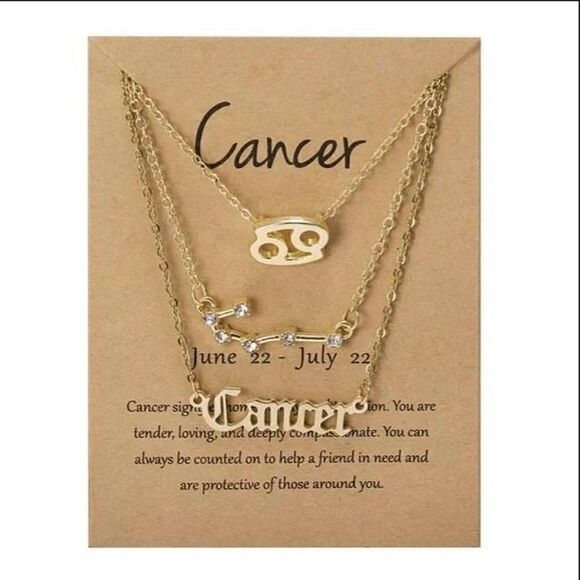 Brand new horoscope Cancer necklace - Picture 1 of 4